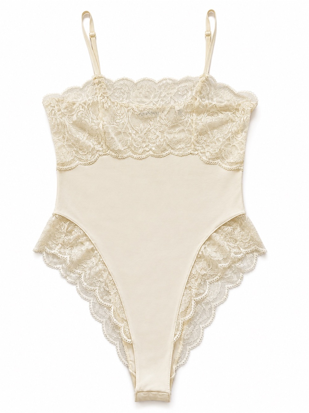 Rare Vintage 1996 Victoria’s Secret Ivory Lace Bodysuit Coquette Boudoir Teddy S